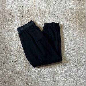 PINK Black LOGO Jogger Pants